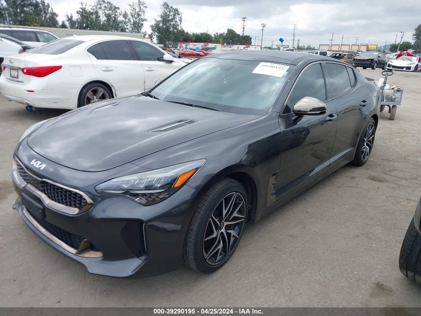 2022 Kia Stinger Gt-Line VIN: KNAE35LD5N6101187 Lot: 39290195