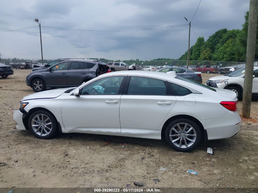 2022 Honda Accord Lx VIN: 1HGCV1F10NA023852 Lot: 39290223