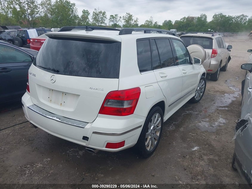 2011 Mercedes-Benz Glk 350 4Matic VIN: WDCGG8HB2BF658959 Lot: 39290229