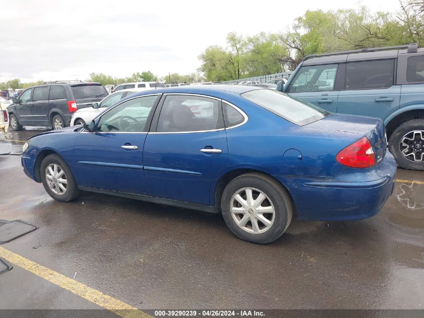 2005 Buick Lacrosse Cx VIN: 2G4WC532151221626 Lot: 39290239