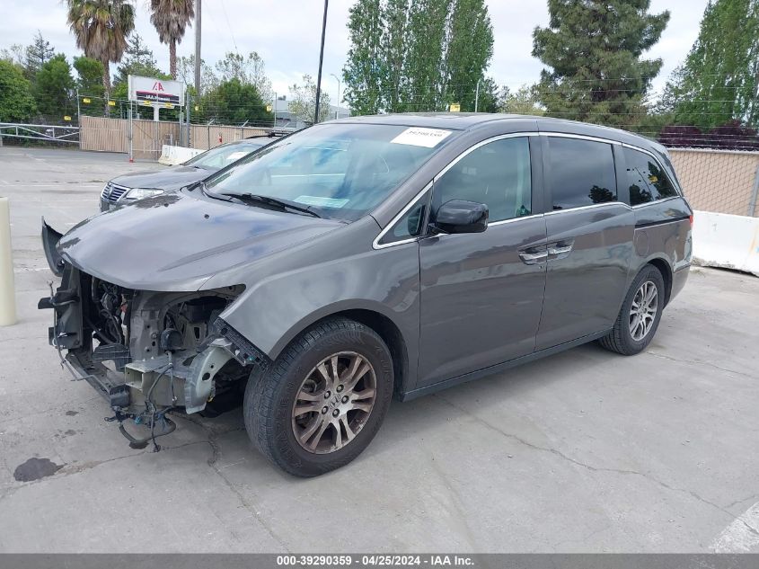 2012 Honda Odyssey Ex-L VIN: 5FNRL5H6XCB001876 Lot: 39290359