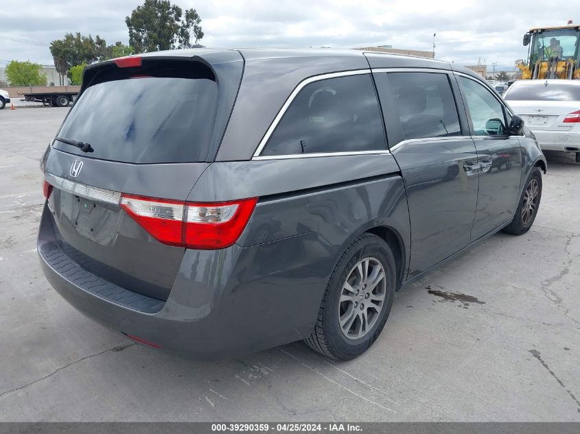 2012 Honda Odyssey Ex-L VIN: 5FNRL5H6XCB001876 Lot: 39290359