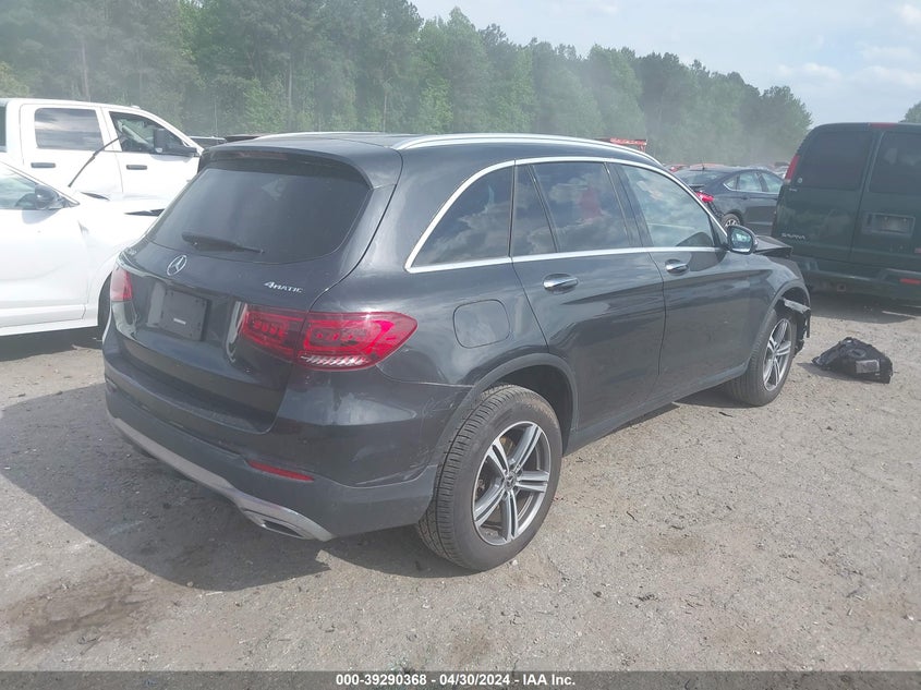 2020 Mercedes-Benz Glc 300 4Matic VIN: WDC0G8EBXLF747511 Lot: 39290368