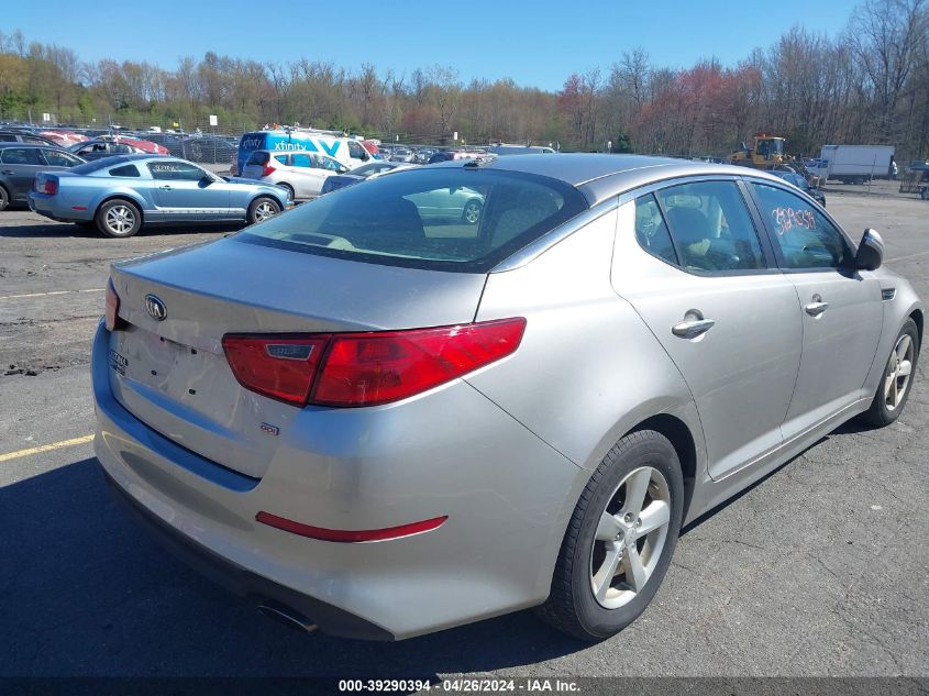 KNAGM4A76E5449986 | 2014 KIA OPTIMA