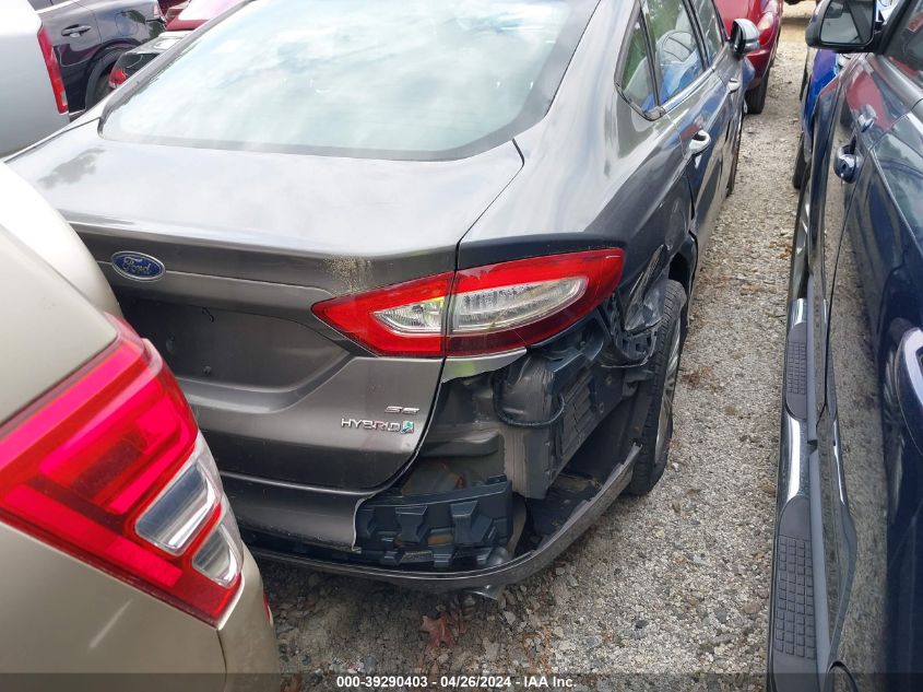 3FA6P0LU2DR334952 2013 Ford Fusion Hybrid Se