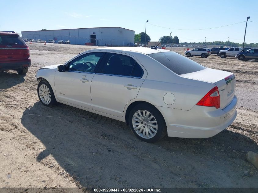 2011 Ford Fusion Hybrid VIN: 3FADP0L33BR117681 Lot: 39290447