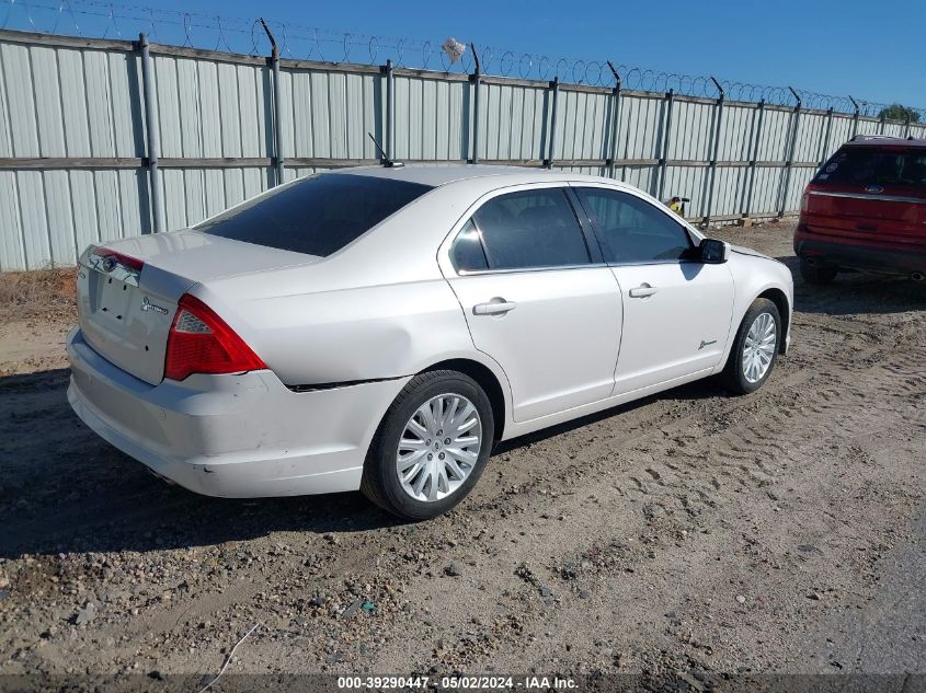 2011 Ford Fusion Hybrid VIN: 3FADP0L33BR117681 Lot: 39290447