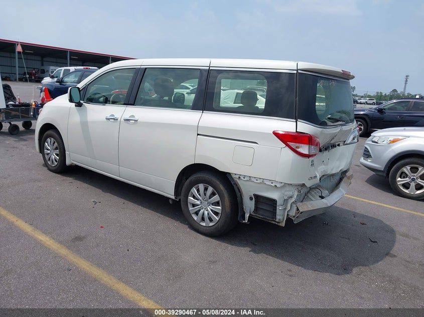2015 Nissan Quest S VIN: JN8AE2KPXF9133997 Lot: 39290467