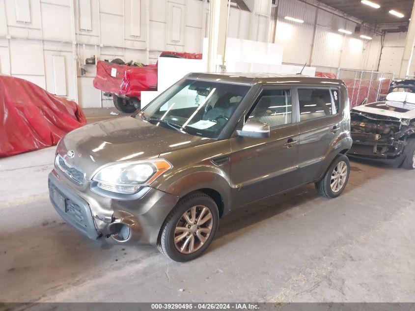 2013 Kia Soul + VIN: KNDJT2A68D7572490 Lot: 39290495