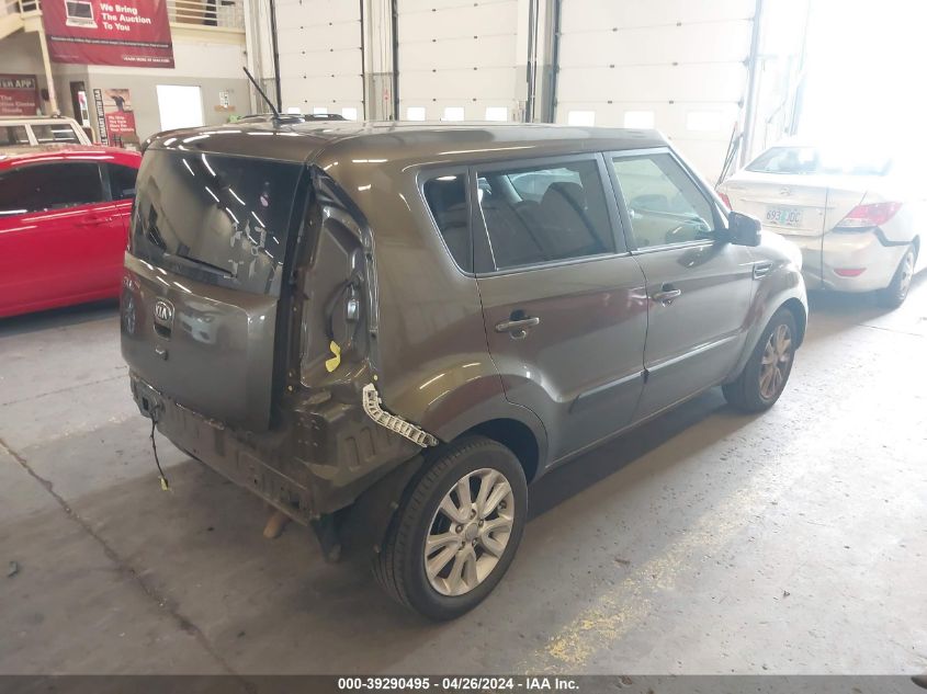 2013 Kia Soul + VIN: KNDJT2A68D7572490 Lot: 39290495