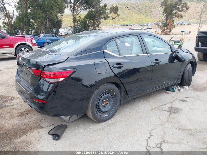 2023 Nissan Sentra S Xtronic Cvt VIN: 3N1AB8BV4PY306773 Lot: 39290531