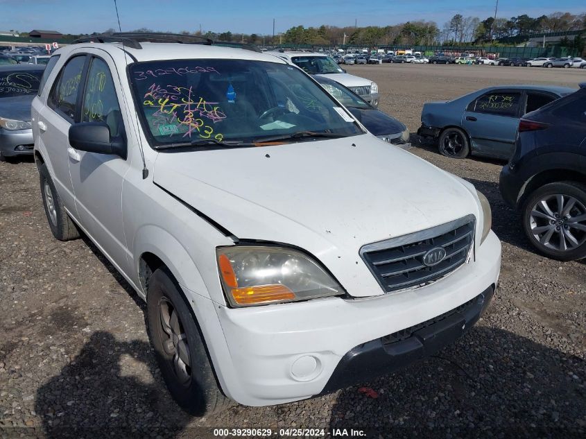 2007 Kia Sorento Lx VIN: KNDJD736875668997 Lot: 39290629