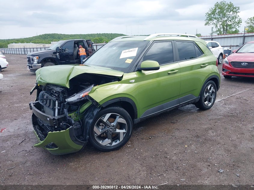 2022 Hyundai Venue Sel VIN: KMHRC8A35NU165866 Lot: 39290812