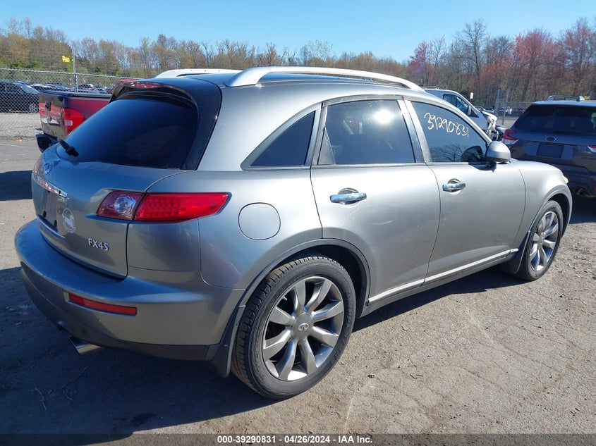 2004 Infiniti Fx45 VIN: JNRBS08W94X400941 Lot: 39290831