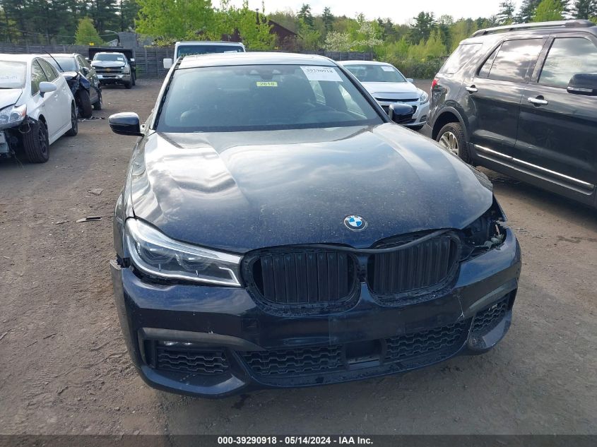 2019 BMW 750I xDrive VIN: WBA7F2C59KB240748 Lot: 39290918