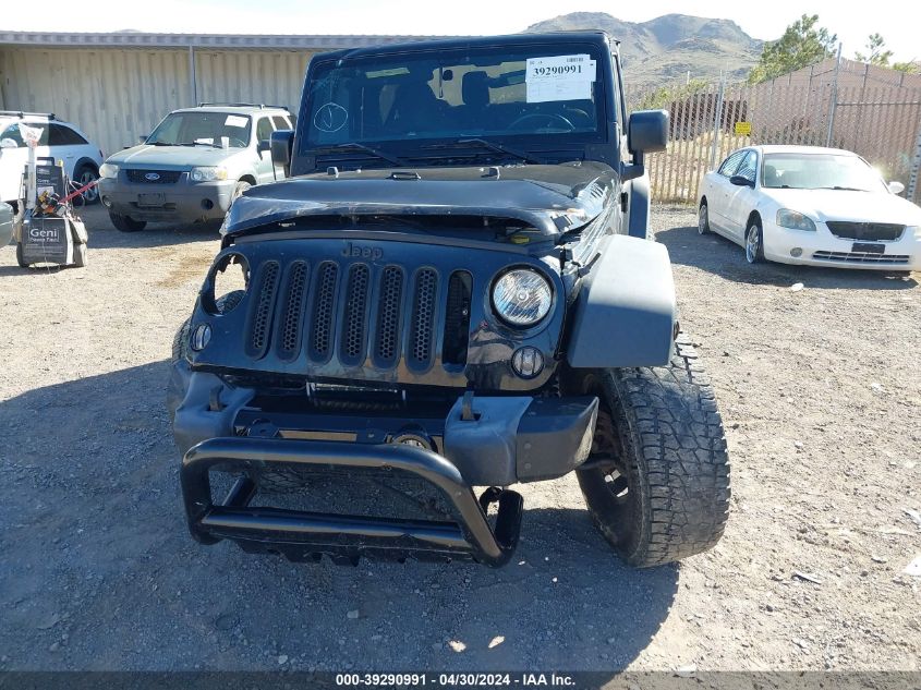 2016 Jeep Wrangler Willys Wheeler VIN: 1C4AJWAG7GL118684 Lot: 39290991