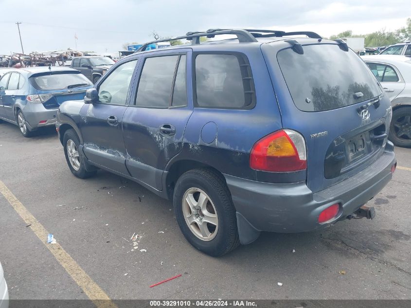 2004 Hyundai Santa Fe Gls/Lx VIN: KM8SC73E44U664649 Lot: 39291010