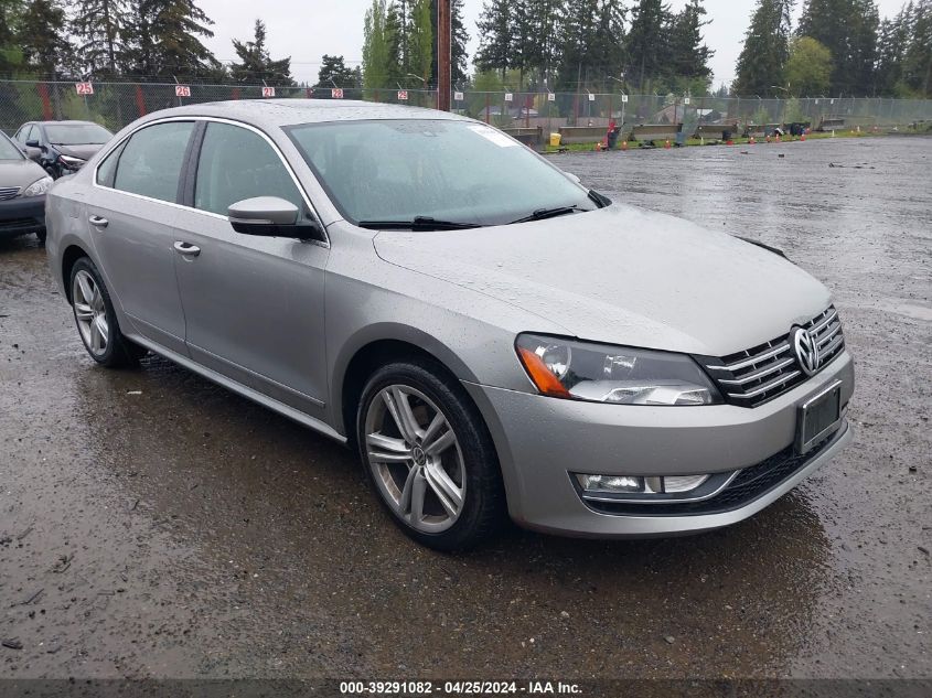 2014 VOLKSWAGEN PASSAT 2.0L TDI SE - 1VWBN7A31EC068225