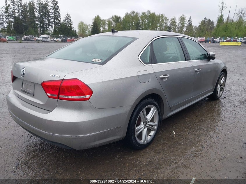 2014 VOLKSWAGEN PASSAT 2.0L TDI SE - 1VWBN7A31EC068225