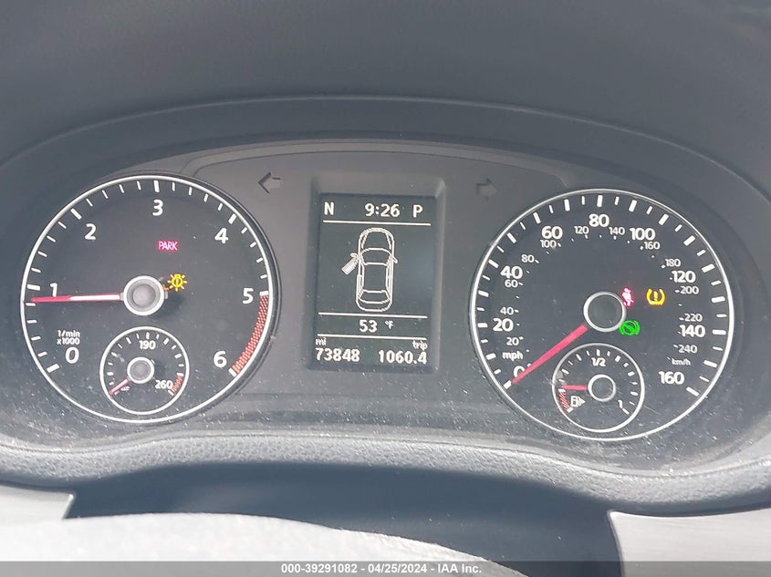 2014 VOLKSWAGEN PASSAT 2.0L TDI SE - 1VWBN7A31EC068225