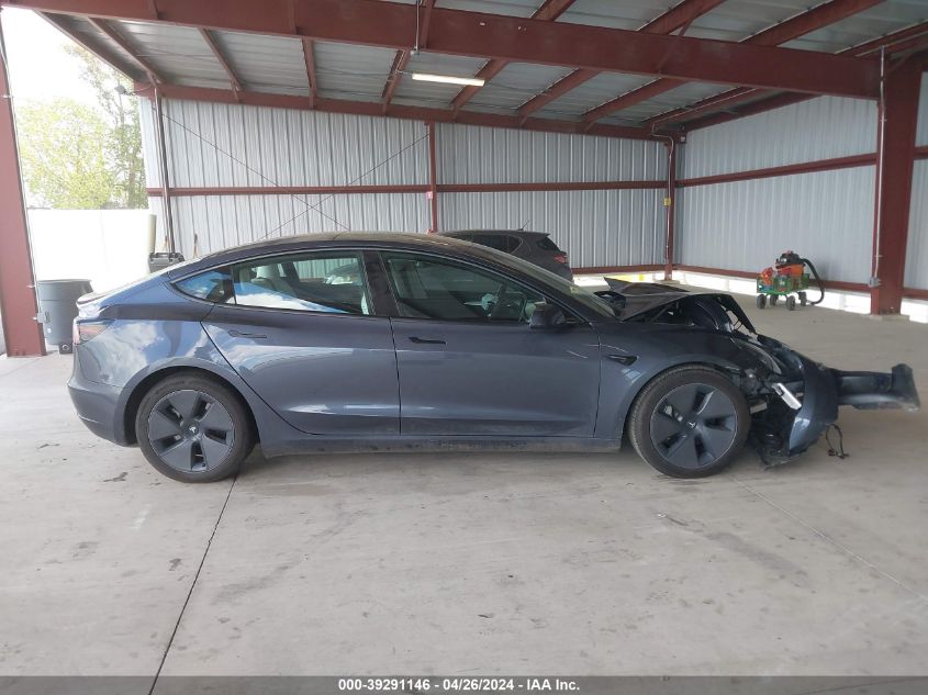 2023 Tesla Model 3 Long Range Dual Motor All-Wheel Drive VIN: 5YJ3E1EB4PF653893 Lot: 39291146