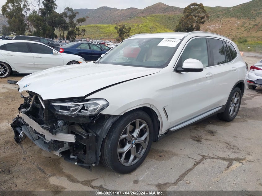 VIN 5UX43DP0XN9J60328 2022 BMW X3 SDRIVE30I