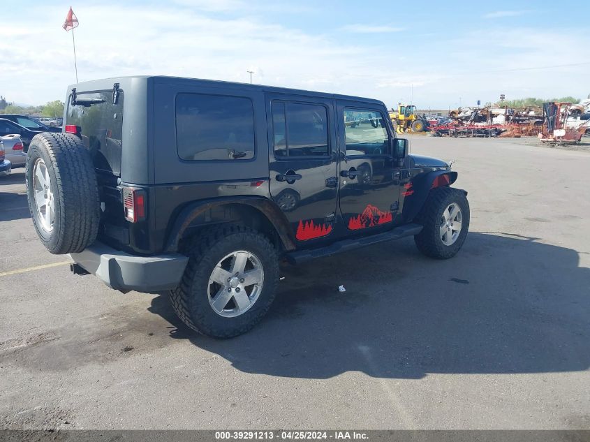 2008 Jeep Wrangler Unlimited Sahara VIN: 1J4GA59138L623914 Lot: 39291213