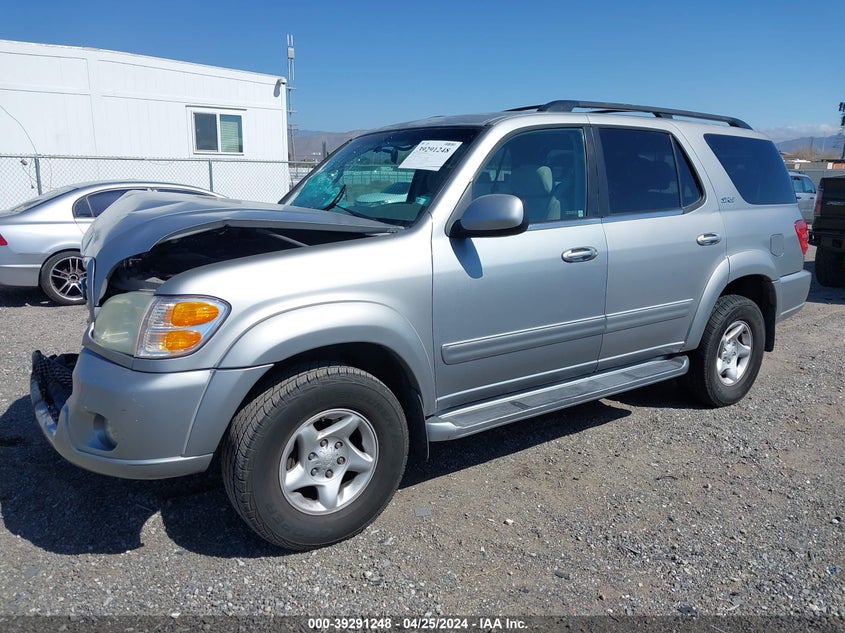 2002 Toyota Sequoia Sr5 V8 VIN: 5TDZT34A12S107920 Lot: 39291248