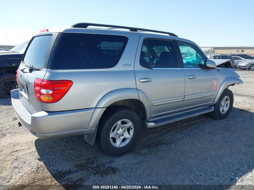 2002 Toyota Sequoia Sr5 V8 VIN: 5TDZT34A12S107920 Lot: 39291248