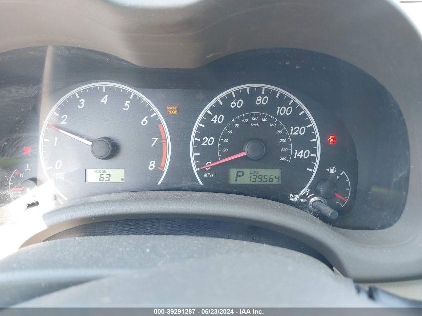 2010 Toyota Corolla Le VIN: 2T1BU4EE5AC314940 Lot: 39291287