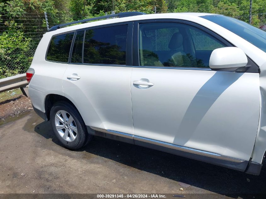 2012 Toyota Highlander Se VIN: 5TDZA3EH4CS027675 Lot: 39291345