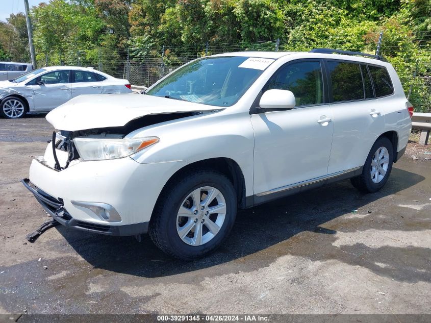 2012 Toyota Highlander Se VIN: 5TDZA3EH4CS027675 Lot: 39291345