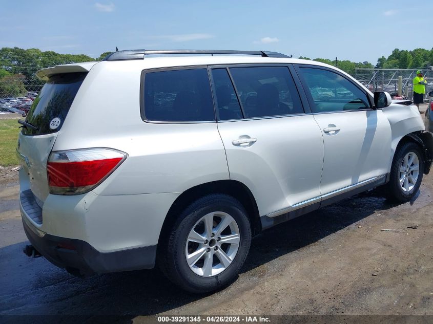 2012 Toyota Highlander Se VIN: 5TDZA3EH4CS027675 Lot: 39291345