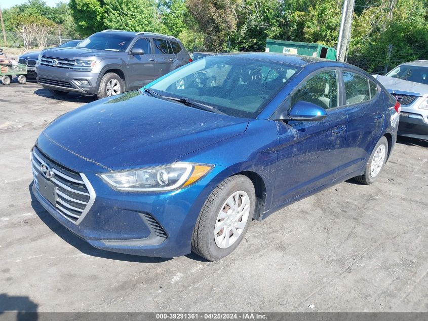 2017 HYUNDAI ELANTRA SE - 5NPD74LFXHH211158