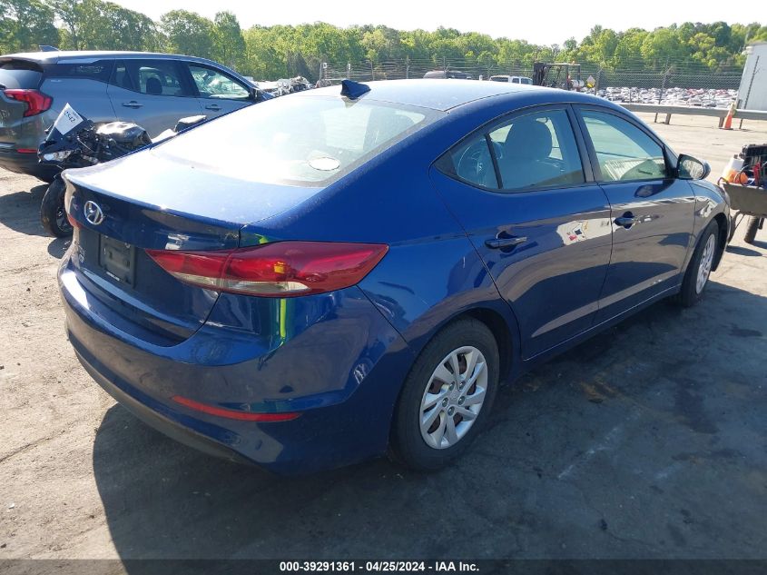 2017 HYUNDAI ELANTRA SE - 5NPD74LFXHH211158