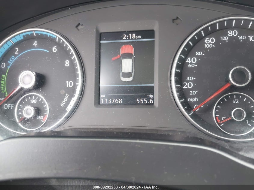 2014 VOLKSWAGEN JETTA HYBRID SE 3VW637AJ5EM283773