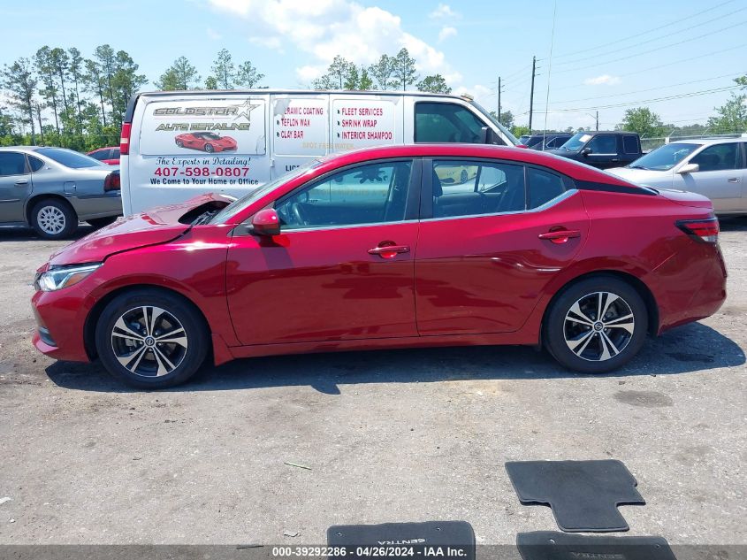 2021 Nissan Sentra Sv Xtronic Cvt VIN: 3N1AB8CV9MY265924 Lot: 39292286