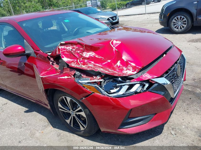 2021 Nissan Sentra Sv Xtronic Cvt VIN: 3N1AB8CV9MY265924 Lot: 39292286