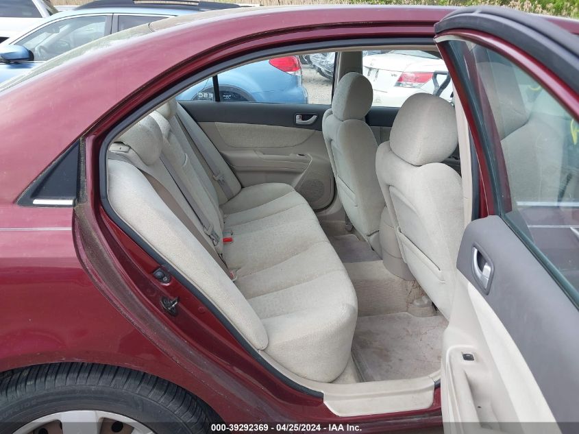 5NPET46C37H238945 | 2007 HYUNDAI SONATA