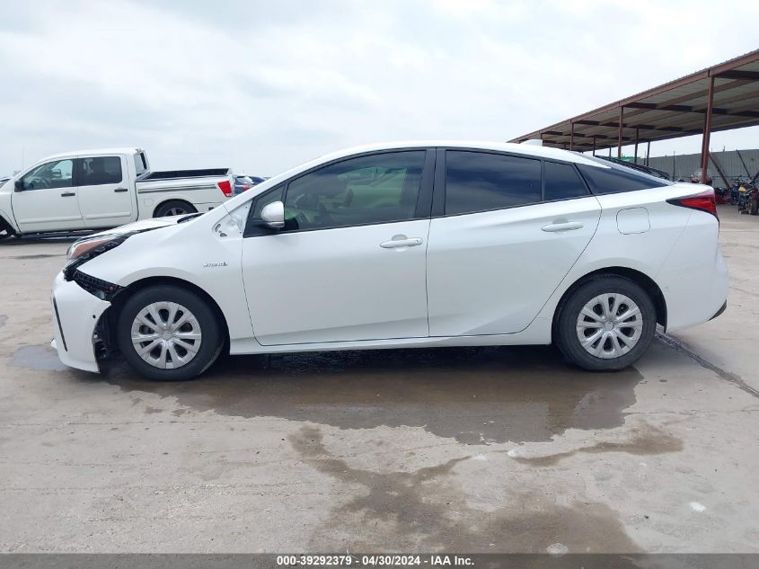 2022 Toyota Prius Le VIN: JTDKAMFUXN3157225 Lot: 39292379