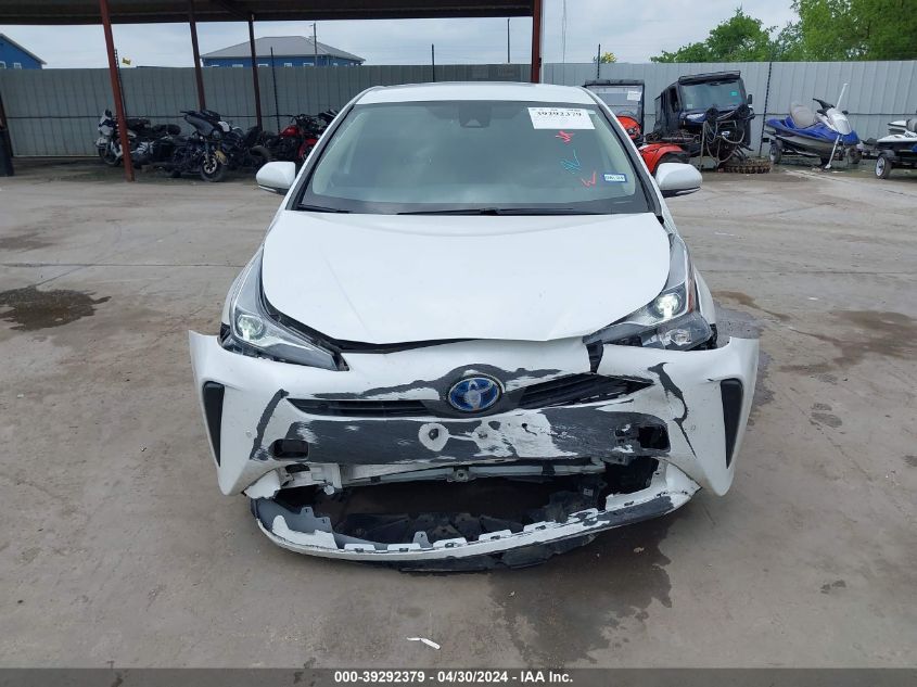 2022 Toyota Prius Le VIN: JTDKAMFUXN3157225 Lot: 39292379