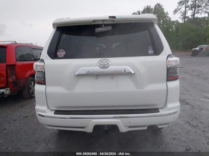 2019 Toyota 4Runner Limited VIN: JTEBU5JRXK5652326 Lot: 39292485