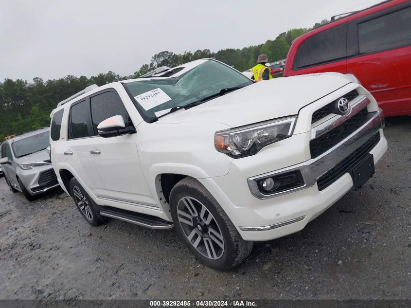 2019 Toyota 4Runner Limited VIN: JTEBU5JRXK5652326 Lot: 39292485