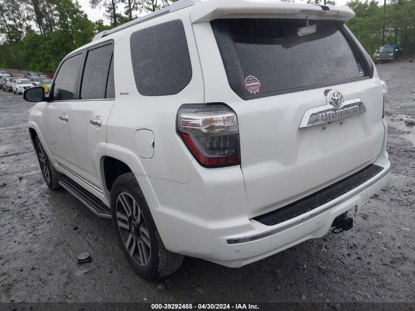 2019 Toyota 4Runner Limited VIN: JTEBU5JRXK5652326 Lot: 39292485