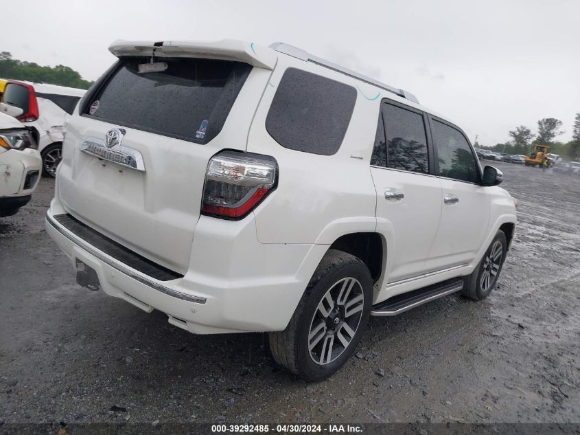 2019 Toyota 4Runner Limited VIN: JTEBU5JRXK5652326 Lot: 39292485