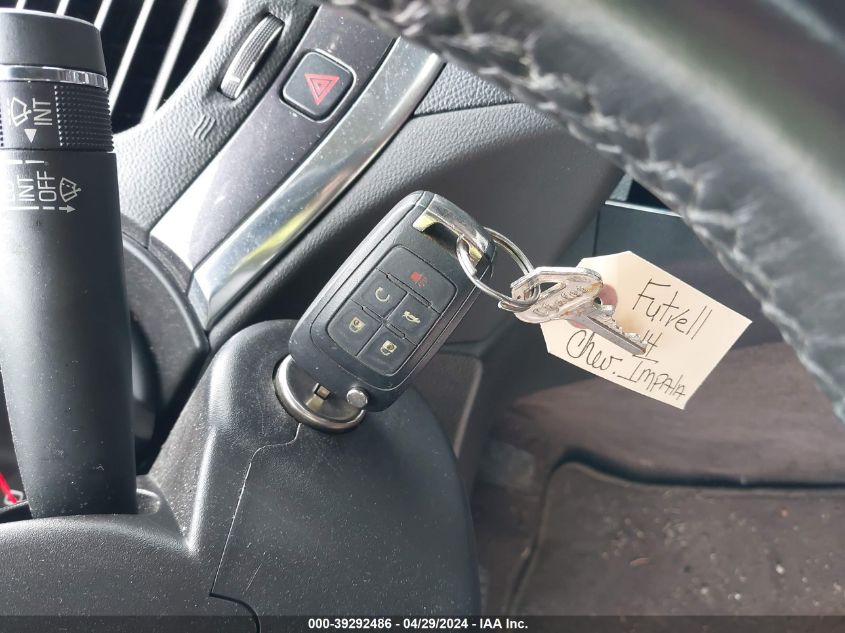 2014 Chevrolet Impala 2Lt VIN: 2G1125S38E9201279 Lot: 39292486