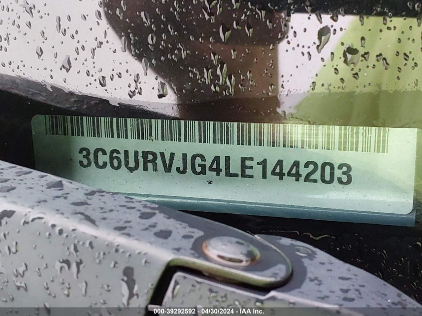 VIN 3C6URVJG4LE144203 2020 RAM Promaster, 3500 Carg... no.9