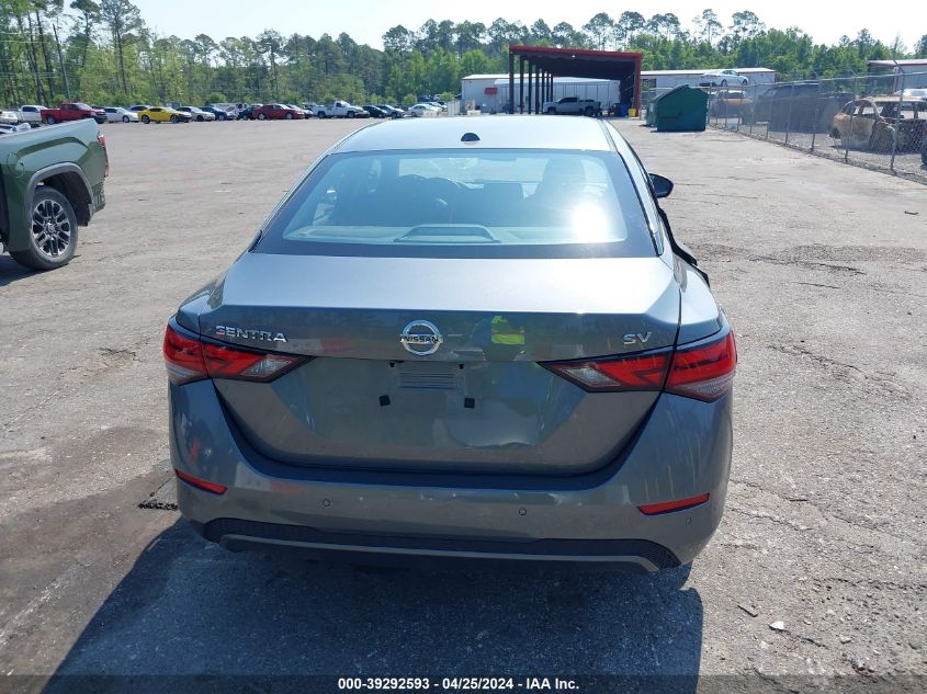 VIN 3N1AB8CV2PY283105 2023 NISSAN SENTRA SV XTRONIC CVT