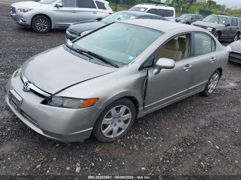 2006 Honda Civic Lx VIN: 1HGFA165X6L098298 Lot: 39292681