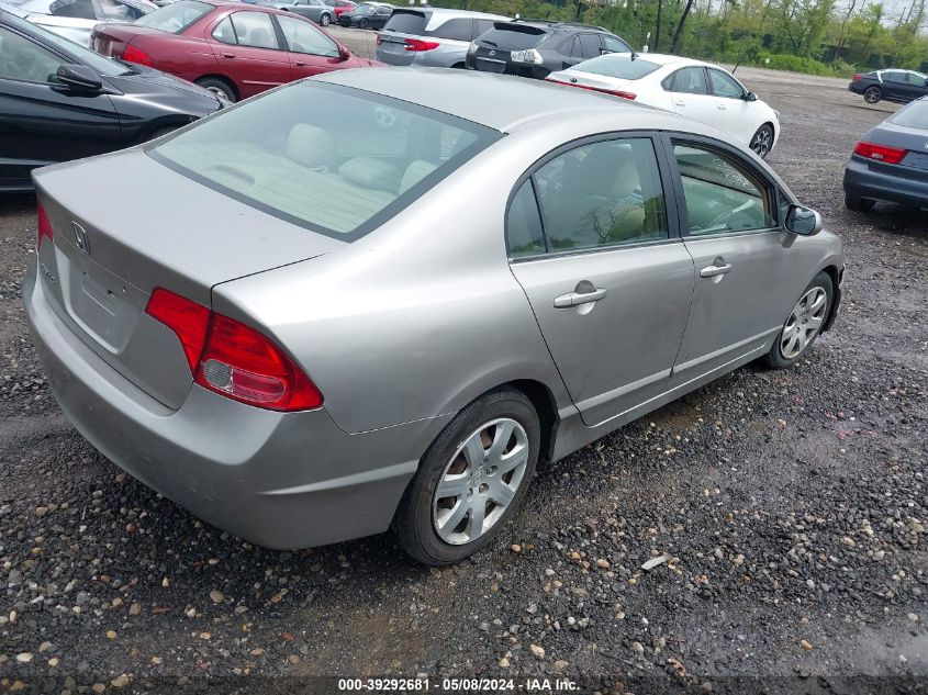 2006 Honda Civic Lx VIN: 1HGFA165X6L098298 Lot: 39292681